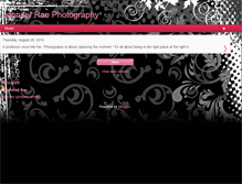 Tablet Screenshot of jenniferraephotography.blogspot.com