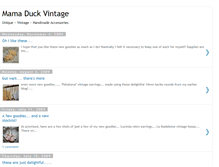 Tablet Screenshot of mamaduckvintage.blogspot.com