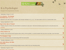 Tablet Screenshot of k9psychologist.blogspot.com
