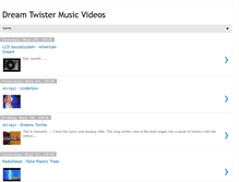 Tablet Screenshot of dreamtwistermusicvideos.blogspot.com