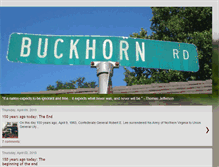 Tablet Screenshot of buckhornroad.blogspot.com