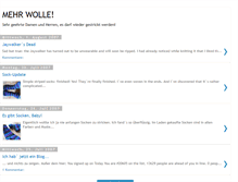 Tablet Screenshot of mehrwolle.blogspot.com