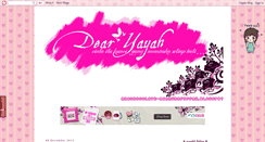 Desktop Screenshot of ainchocolate-ainnurafiffah.blogspot.com