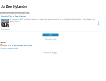 Tablet Screenshot of jodeenylander.blogspot.com