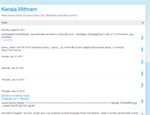 Tablet Screenshot of keralamithram.blogspot.com