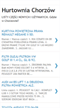 Mobile Screenshot of hurtownia-chorzow.blogspot.com