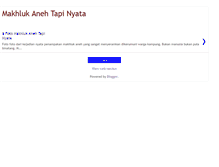 Tablet Screenshot of makhluk-aneh-tapi-nyata.blogspot.com