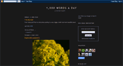 Desktop Screenshot of 1000everyday.blogspot.com