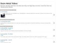 Tablet Screenshot of doom-metal-videos.blogspot.com