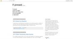Desktop Screenshot of ifpressed.blogspot.com