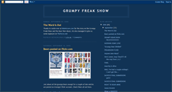Desktop Screenshot of grumpyfreakshow.blogspot.com