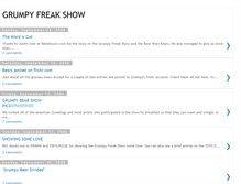 Tablet Screenshot of grumpyfreakshow.blogspot.com