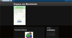 Desktop Screenshot of espacoemmovimento1.blogspot.com