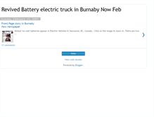 Tablet Screenshot of electric-vehicle-article.blogspot.com