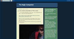 Desktop Screenshot of magiccompanion.blogspot.com