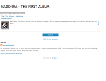 Tablet Screenshot of madonnafirstalbum.blogspot.com