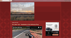 Desktop Screenshot of intothewildoregon.blogspot.com
