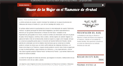 Desktop Screenshot of museodelamujerenelflamenco.blogspot.com
