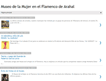 Tablet Screenshot of museodelamujerenelflamenco.blogspot.com