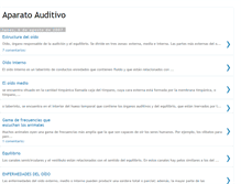 Tablet Screenshot of aparatoauditivo.blogspot.com