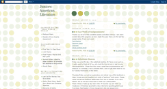 Desktop Screenshot of juniorsamericanliterature.blogspot.com