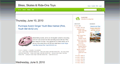 Desktop Screenshot of bikes-skates-ride-ons-toys.blogspot.com