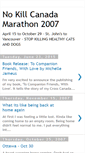 Mobile Screenshot of nokillcanada.blogspot.com