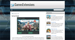 Desktop Screenshot of extensions-game.blogspot.com