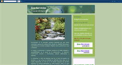 Desktop Screenshot of eco-servicios.blogspot.com