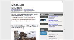 Desktop Screenshot of majalahmiliter.blogspot.com