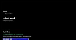 Desktop Screenshot of guiadeconfiguracionyazak.blogspot.com