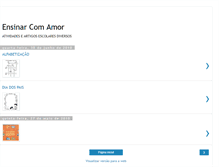 Tablet Screenshot of estrela-ensinarcomamor.blogspot.com