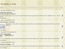 Tablet Screenshot of desfruteavida.blogspot.com