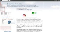 Desktop Screenshot of denunciasmazarron.blogspot.com