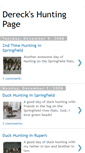 Mobile Screenshot of dereckshuntingpage.blogspot.com