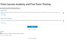 Tablet Screenshot of forexsuccessacademy.blogspot.com