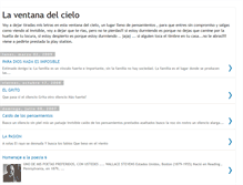 Tablet Screenshot of laventanadelcielo.blogspot.com