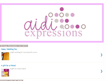 Tablet Screenshot of aidiexpressions.blogspot.com