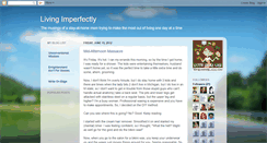 Desktop Screenshot of imperfectliving.blogspot.com