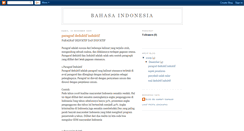 Desktop Screenshot of kuliahbahasaindonesia.blogspot.com