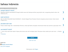 Tablet Screenshot of kuliahbahasaindonesia.blogspot.com