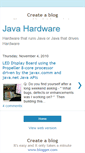 Mobile Screenshot of javahardware.blogspot.com