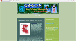 Desktop Screenshot of biomagnettherapy.blogspot.com