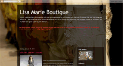 Desktop Screenshot of lisamarieboutique.blogspot.com