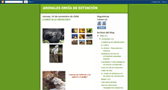 Desktop Screenshot of pablo-animalesenvadeextincin.blogspot.com