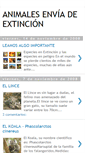 Mobile Screenshot of pablo-animalesenvadeextincin.blogspot.com