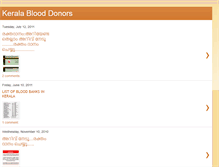 Tablet Screenshot of keralablooddonors.blogspot.com