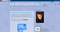 Desktop Screenshot of lucielegare-clinsdoeil.blogspot.com