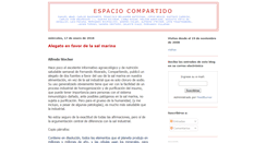 Desktop Screenshot of compartidoespacio.blogspot.com