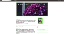 Desktop Screenshot of and-nico-makes-four.blogspot.com
